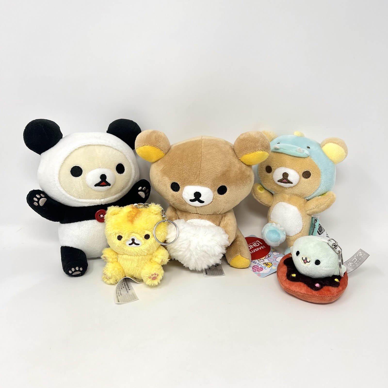 Rilakkuma Plush Lot San-X Kawaii Stuffed Animals Bundle Lot Of 5