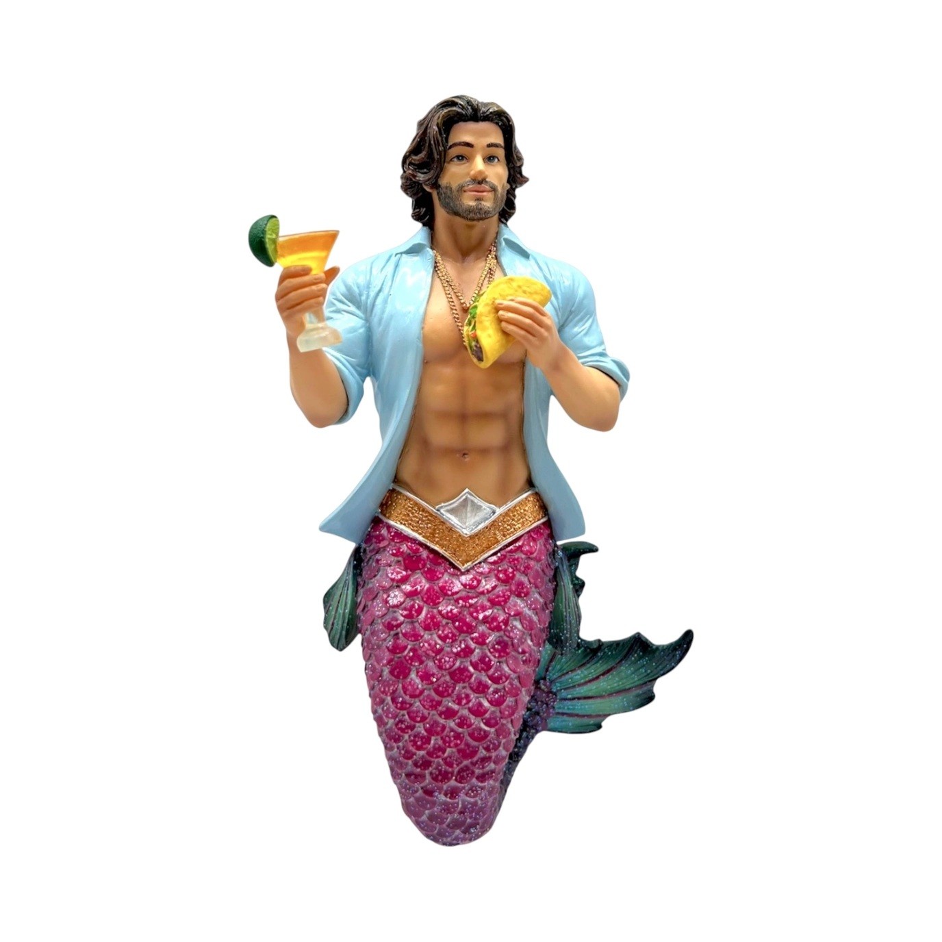 December Diamonds TacoQuila Merman Ornament 55-55505 Resin Decoration