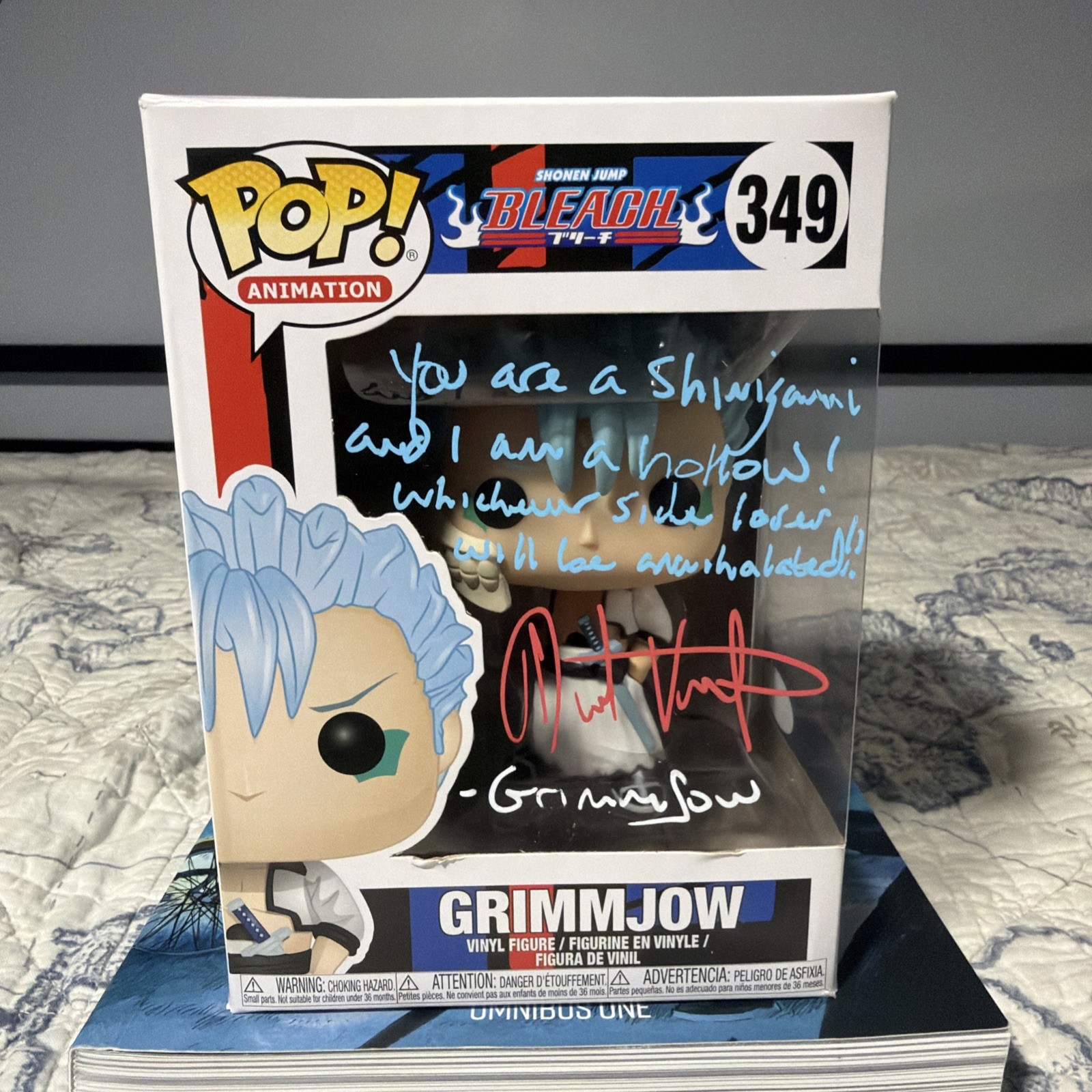 Funko Pop Vinyl: Bleach - Grimmjow (w/ Sword) #349 Signed