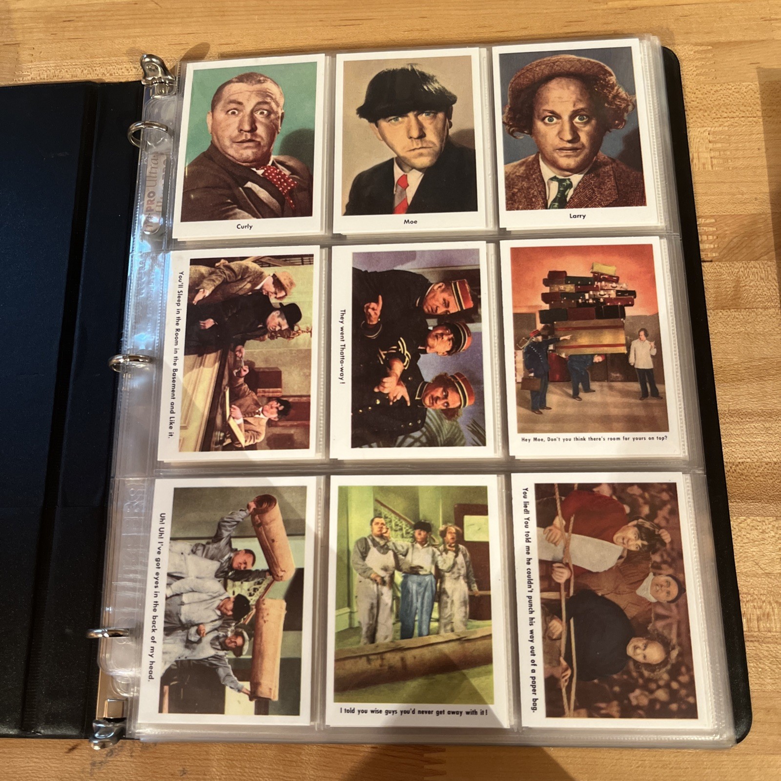 2016 RRParks Three Stooges 96 Base Set 3 Checklist 16 Color Variations & Extras