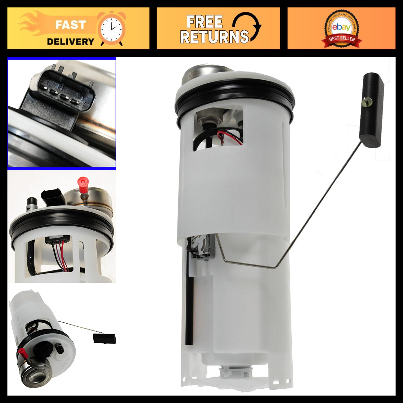 TRQ Fuel Pump Module Assembly 35 Gallon