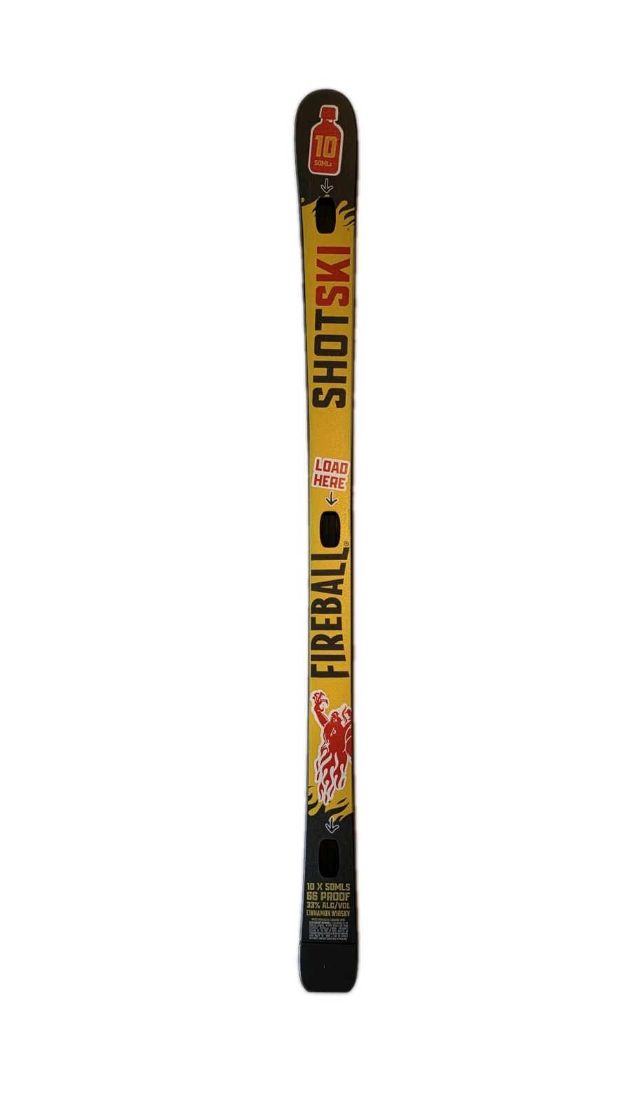 FIREBALL Cinnamon Whiskey Shot SKI Collectible Man Cave Bar Decor 38 Inches 