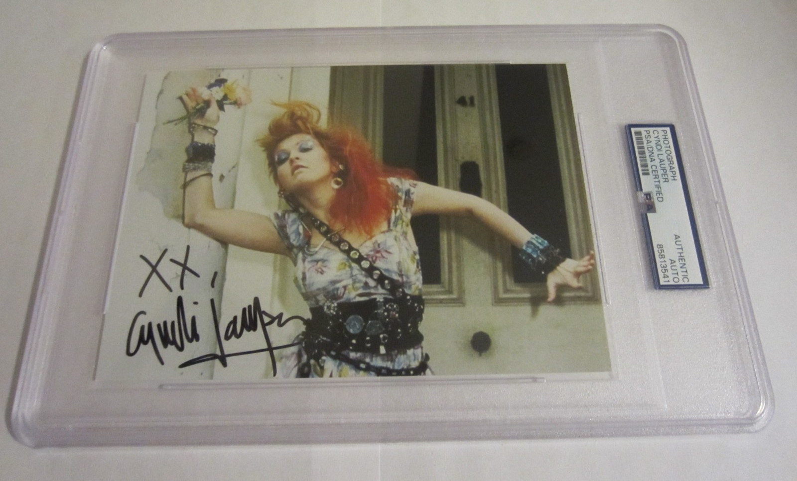 Cyndi Lauper signed autographed 5x7 photo PSA authentic Girls just Wanna HaveFun