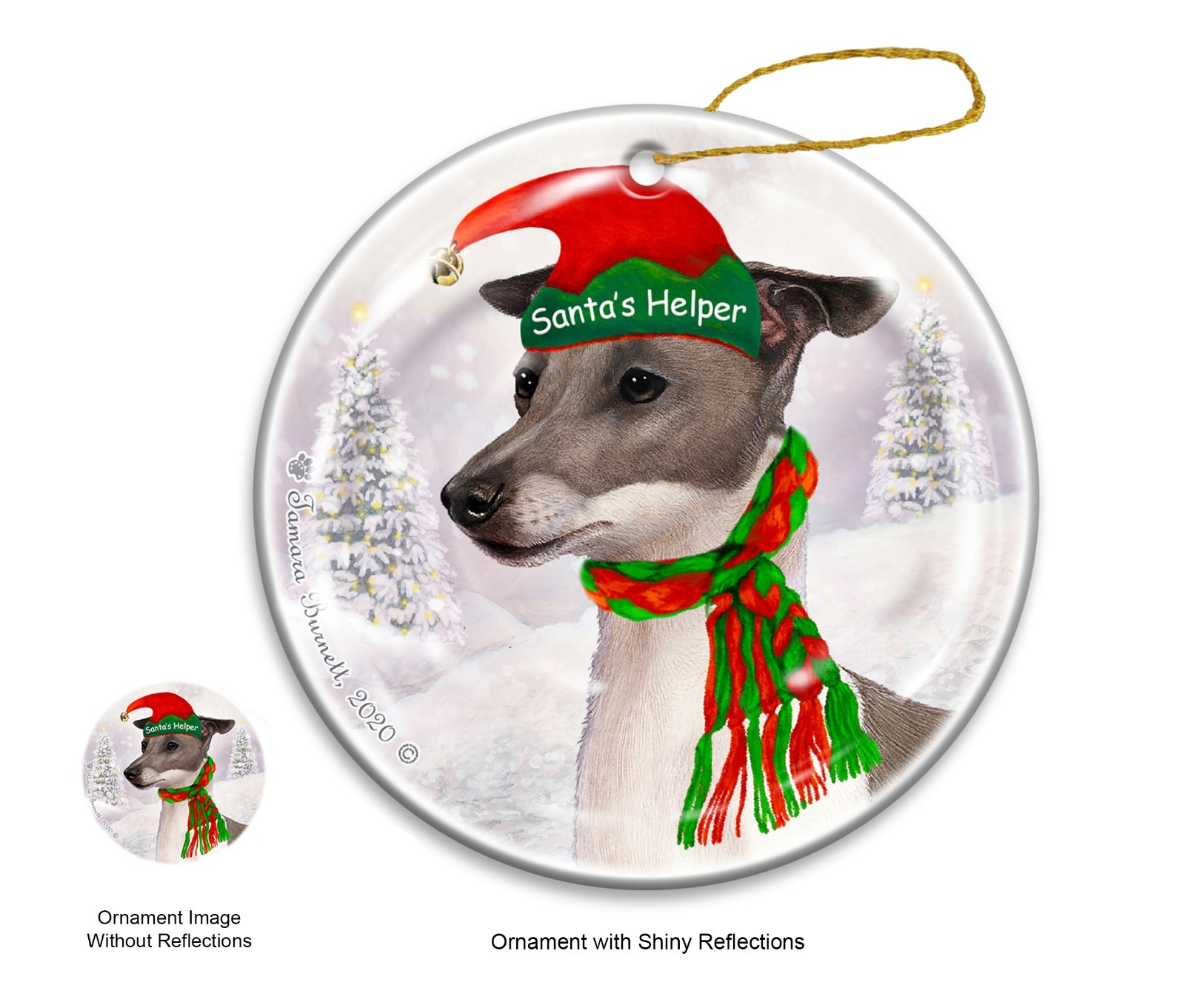 Italian Greyhound Ornament