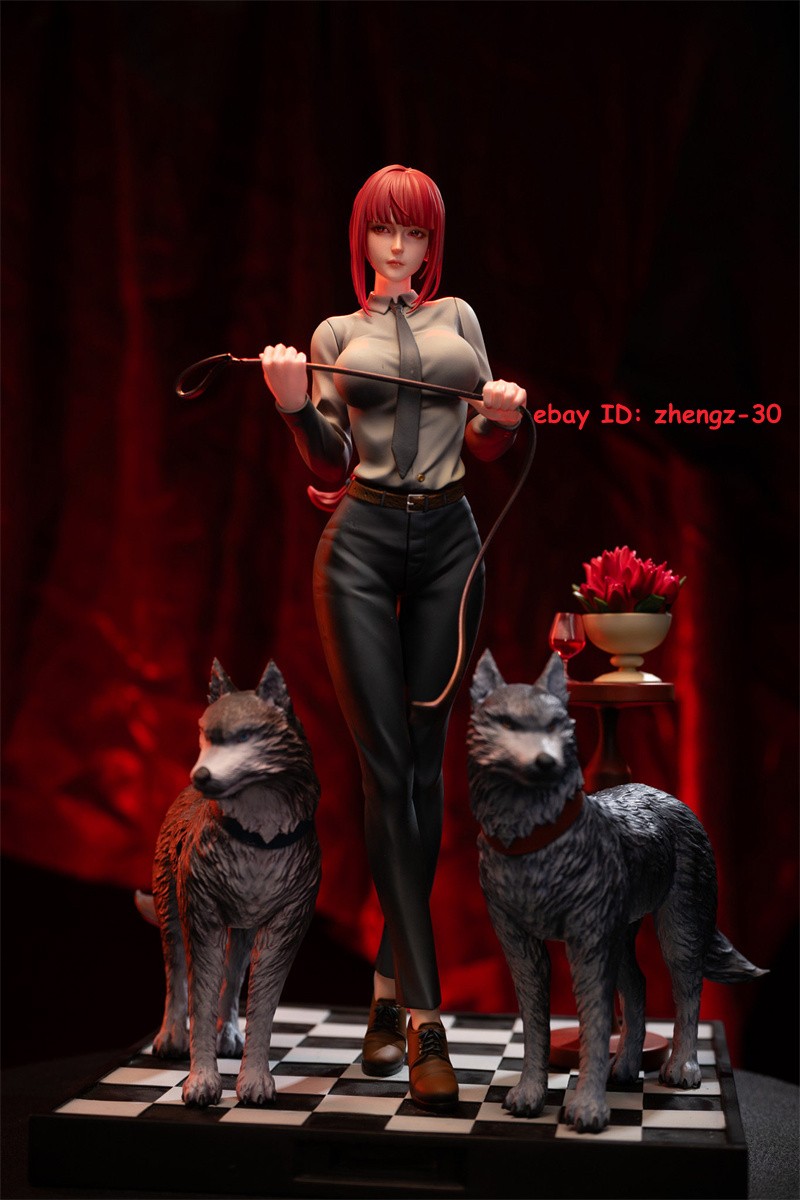 PolarBear Studio 1/4 Chainsaw Man Makima Statue Painted Figure 42cm Collectible