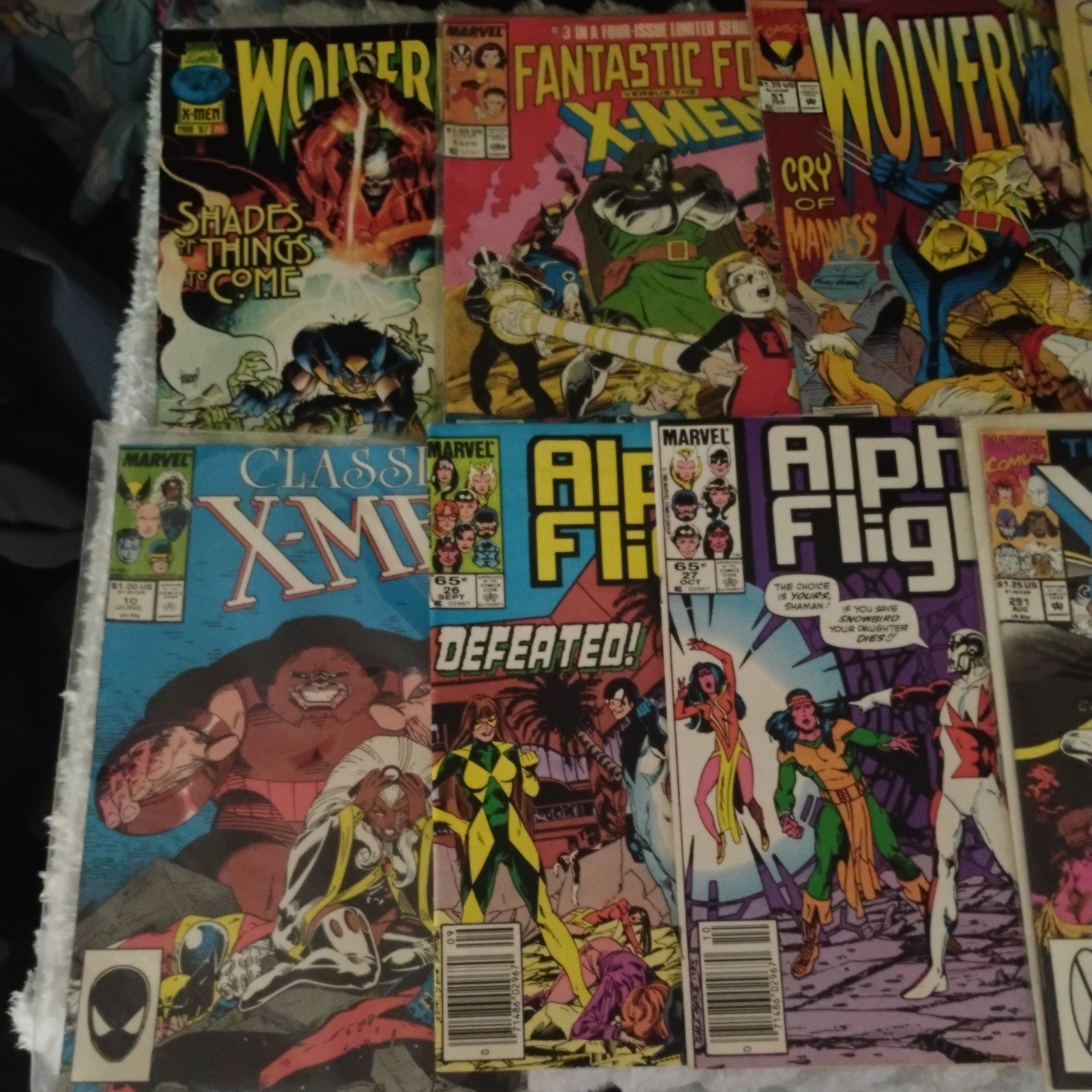 Vintage Comic Books Lot Of 16 Marvel X-Men, Nightcrawler, the Maxx, Wolverine 