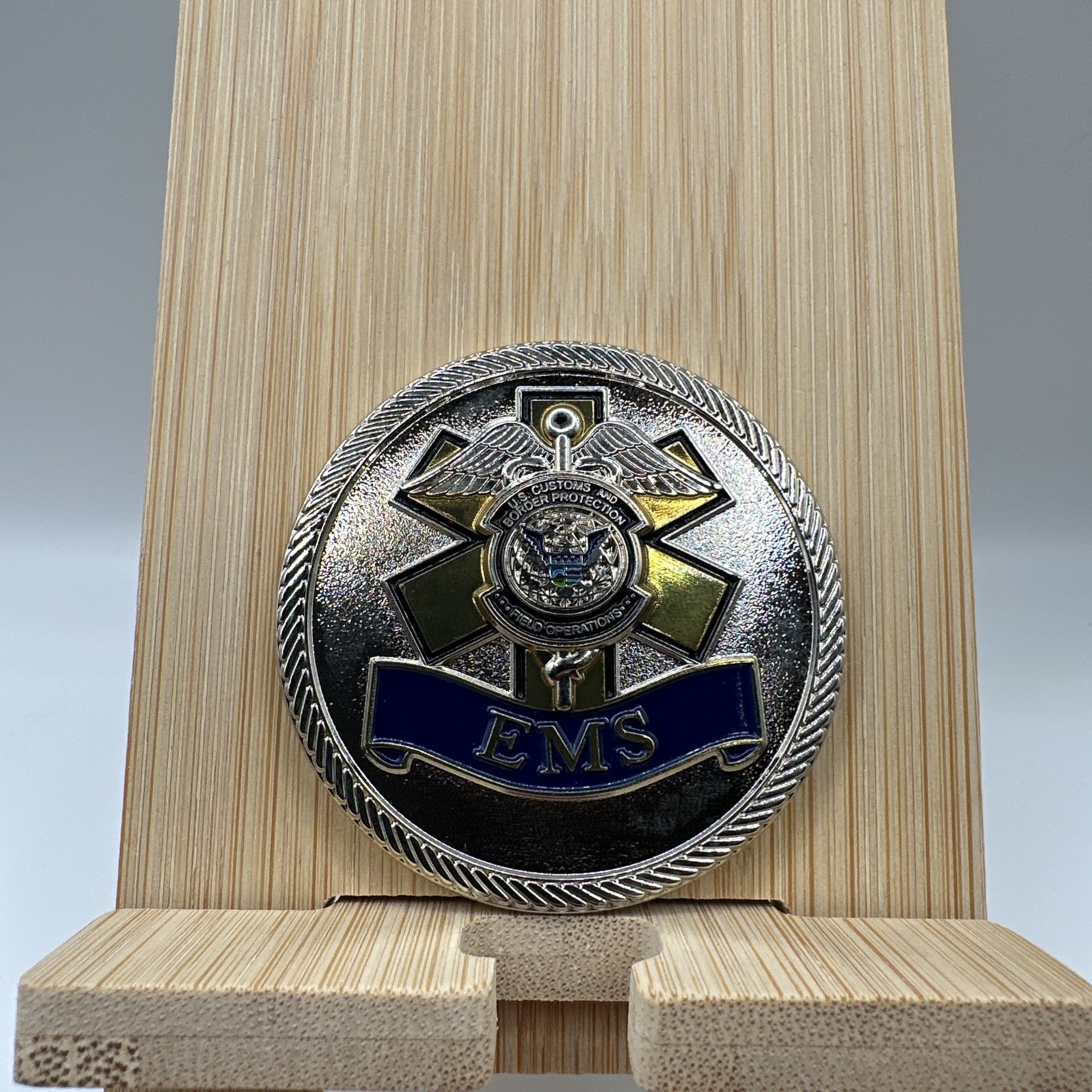 US CBP Field Operations EMS Challenge Coin Emergency Medical Services Paramedic
