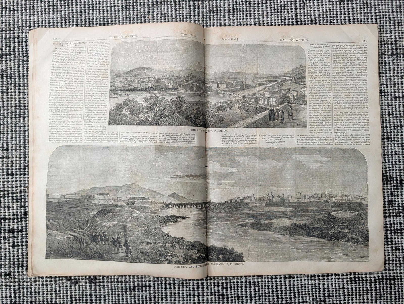 1859 Massacre at Tacubaya Mexico, French Zouaves Italy, Dickens, Turin — Jun 4