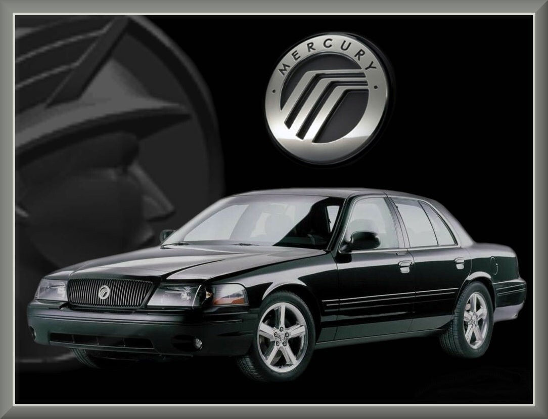 2004 Mercury Marauder #2 Black, Toolbox - Refrigerator Magnet, 42 MIL