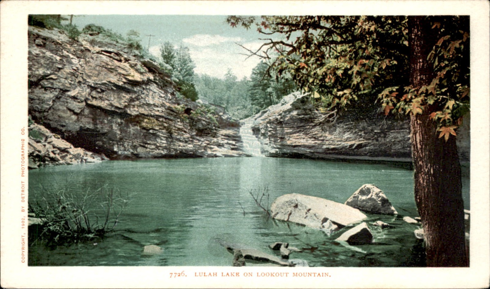 TN Lake Lookout Mountain Detroit Photographic Co. c1900s-10s Vintage Postcard