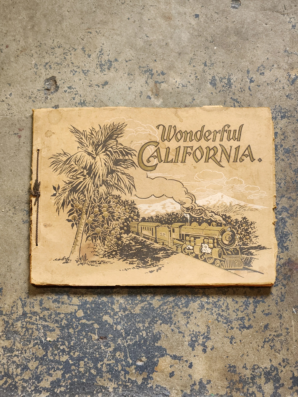 Wonderful California c.1910 Southern Pacific Railroad Photo View Book – Early
