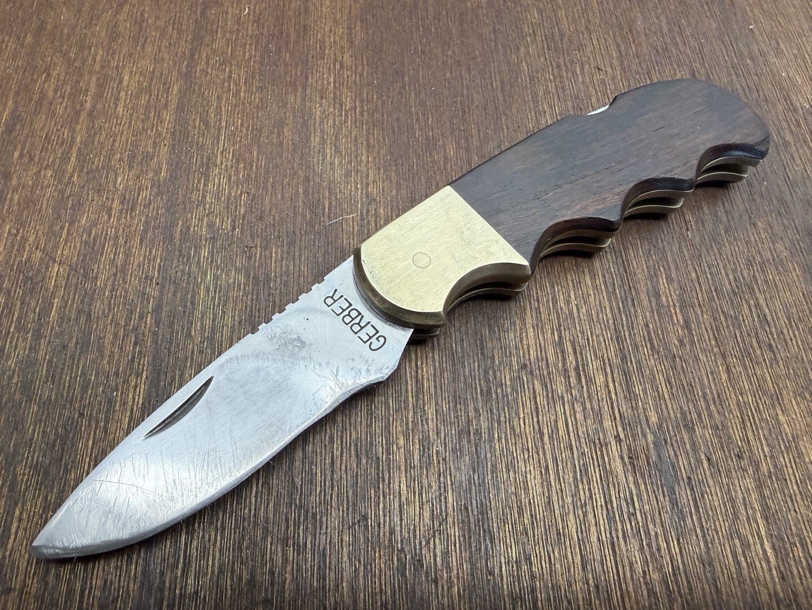 Vintage Gerber Magnum Pocket Knife Heavy Duty Portland, Or. USA.