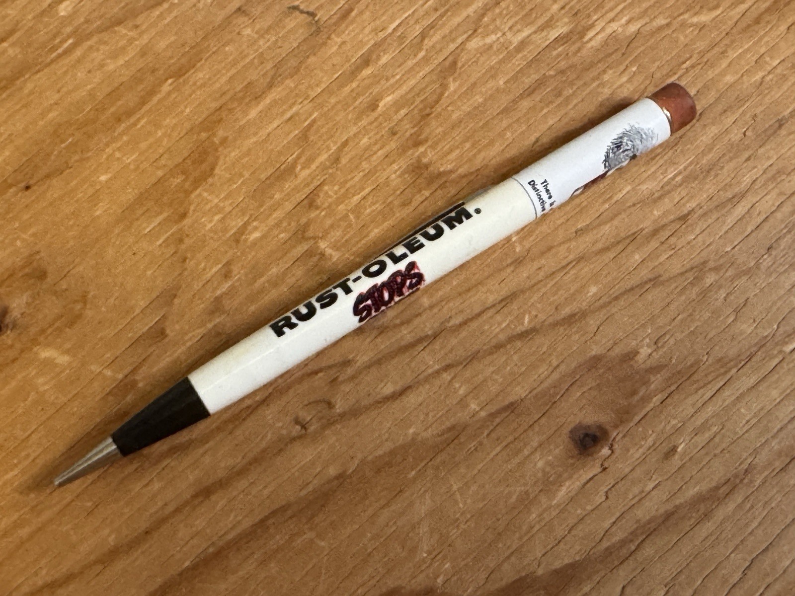 Vintage Rust-Oleum Stops Rust Advertising Mechanical Pencil Autopoint USA Made