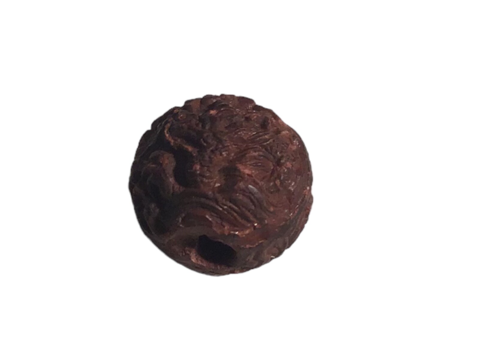 Antique Meiji Era Japanese Ojime Bead – 1868-1912 – Authentic Molded Inrō Slider