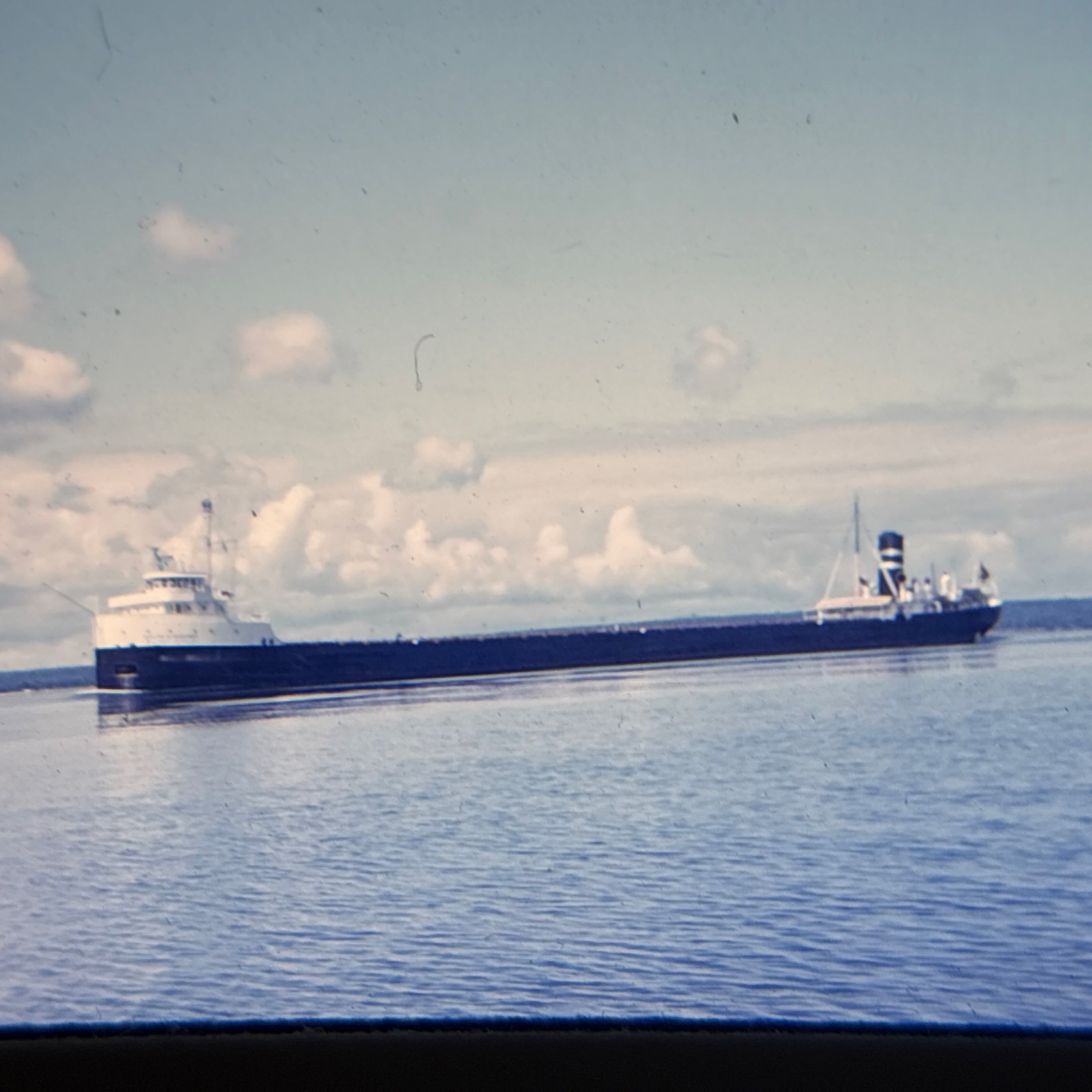 Orig 1964 Slide Great Lakes Freighter Bulk Carrier Ship Maritime A14