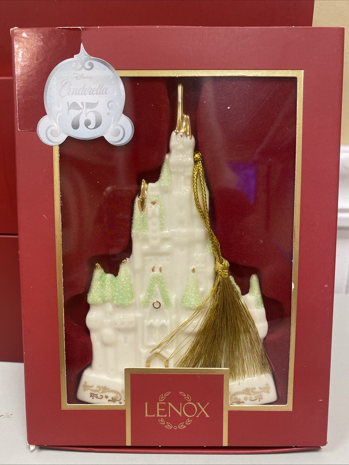 LENOX 2025 CINDERELLA CASTLE Porcelain Ornament NIB