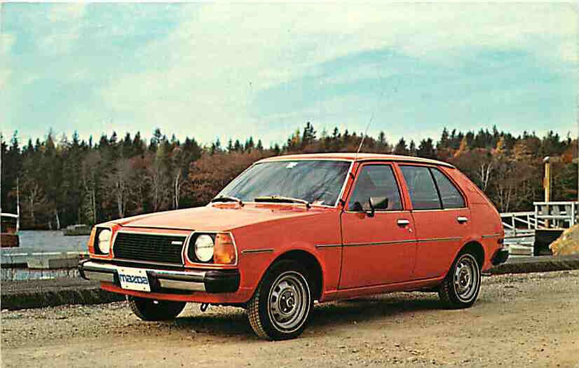 Advertising Postcard Mazda GLC - Great Little Car - 1981-1985