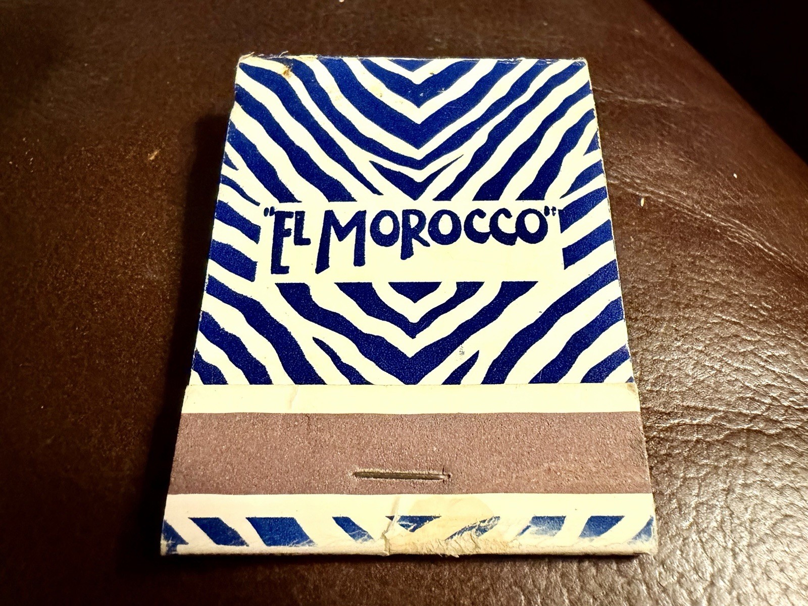 Historic El Morocco Nightclub, New York City, VTG Front Strike Matchbook
