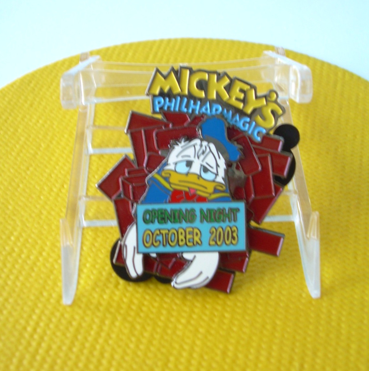 DISNEY MICKEY\'S PHILHARMAGIC DONALD DUCK OPENING NIGHT OCT. 2003 LE PIN