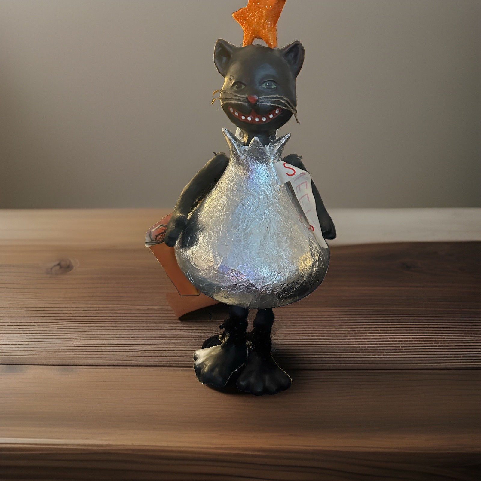 Bethany Lowe Halloween Extra Large 25” Tall Original Sweets Cat RARE Candy Kiss
