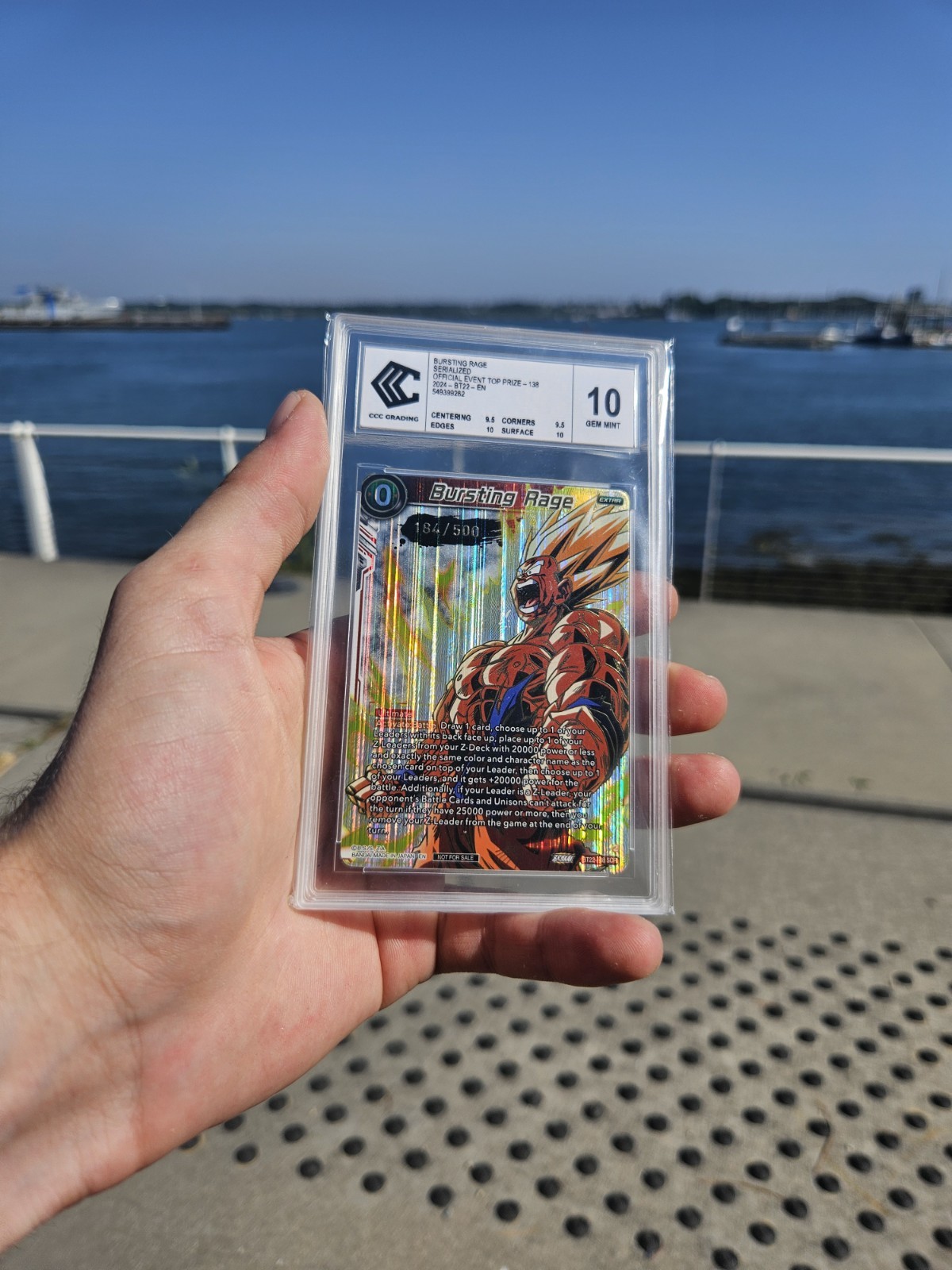 Goku official event price - Bt22-138 - Serialized Bursting rage