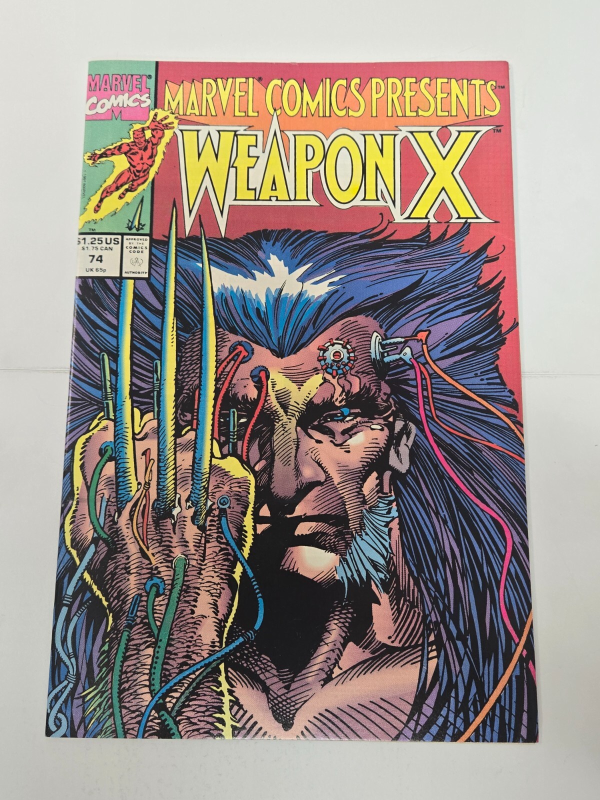 MARVEL COMICS PRESENTS #74 WEAPON X VERY FINE/NEAR MINT MARVEL COMICS 1991