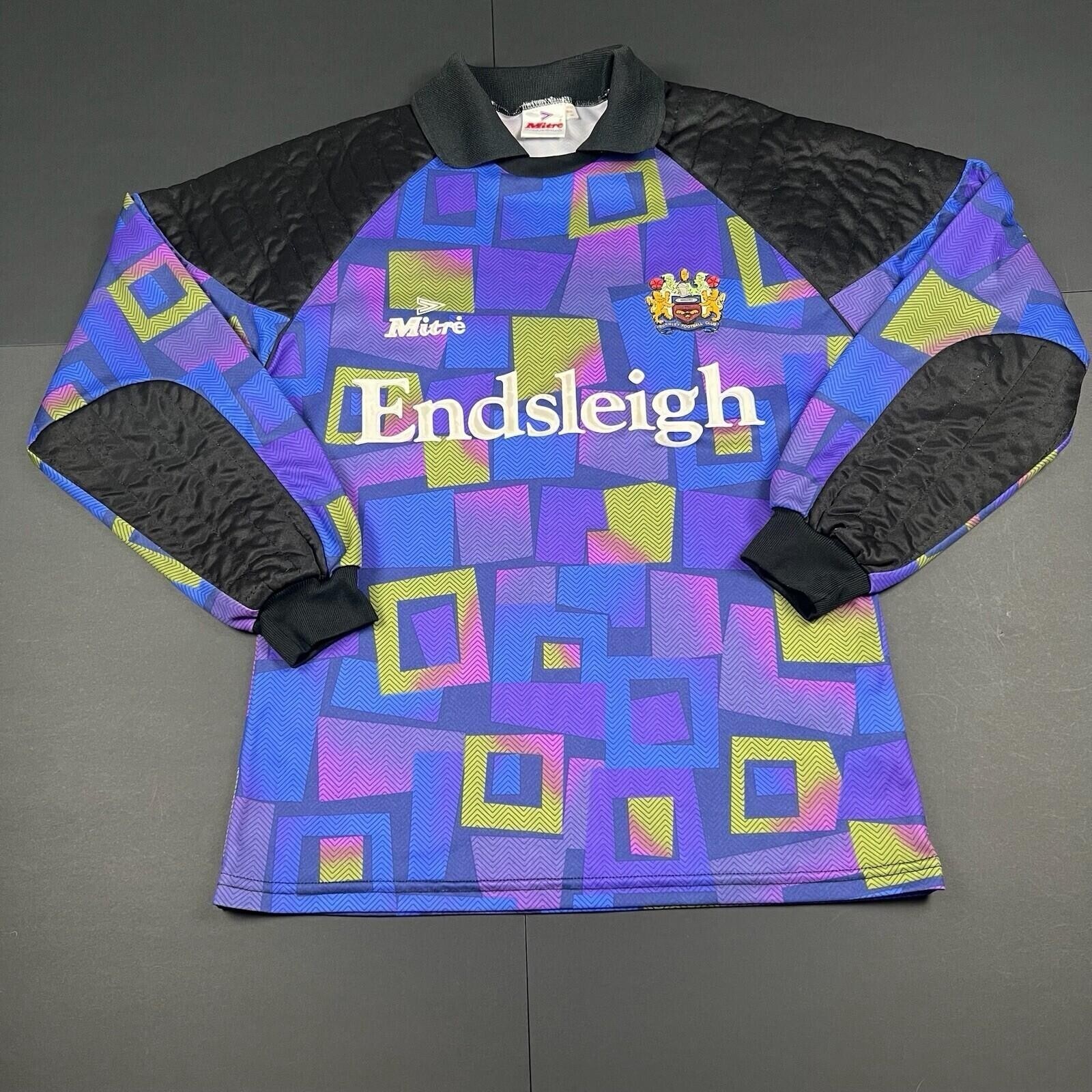 Authentic Original Mitre Burnley 1993/1994 Goalkeeper Shirt Men Small (1711)