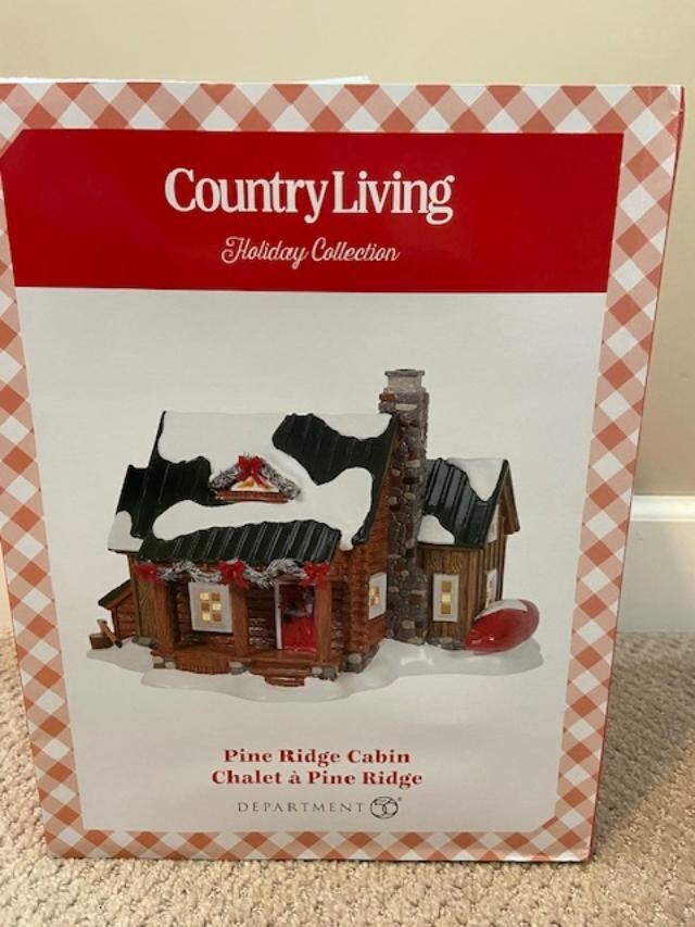 Department 56 Pine Ridge Cabin - Country Living #6009785