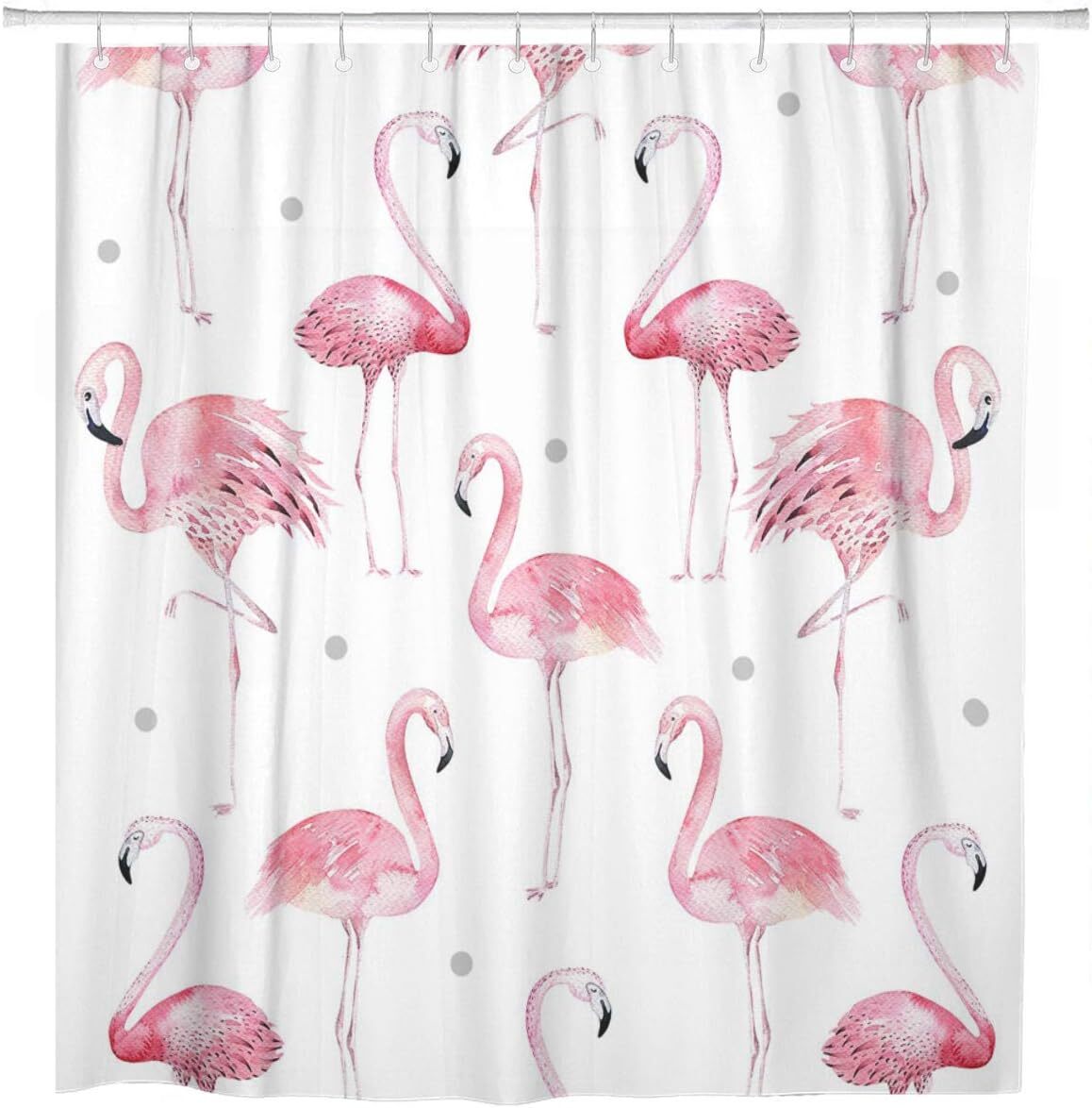 ArtSocket Shower Curtain Watercolor Bath Pink 72\ ArtSocket Shower Curtain Watercolor Bath Pink 72\