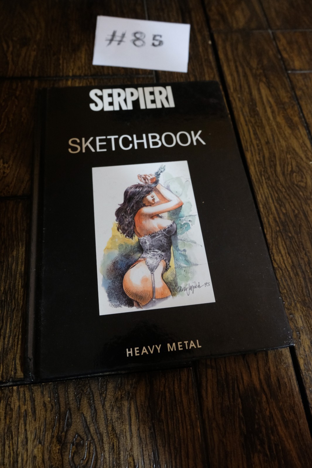 Serpieri Sketchbook Heavy Metal Erotica 1995 Paolo Serpieri Hardcover Book#85-16