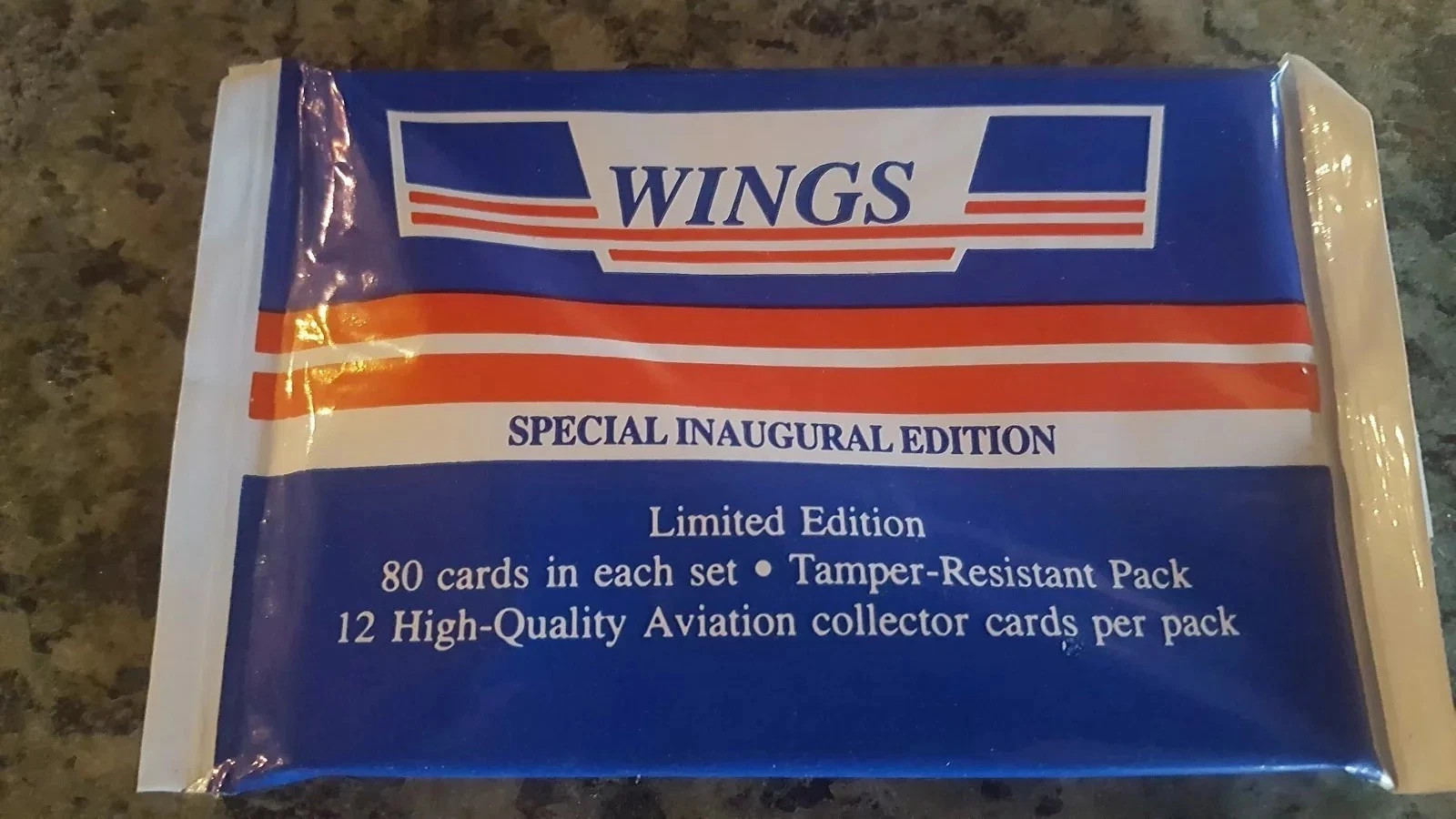 Wings Collectible Trading Cards Printed for the 1991 EAA Oshkosh Fly in. Rare