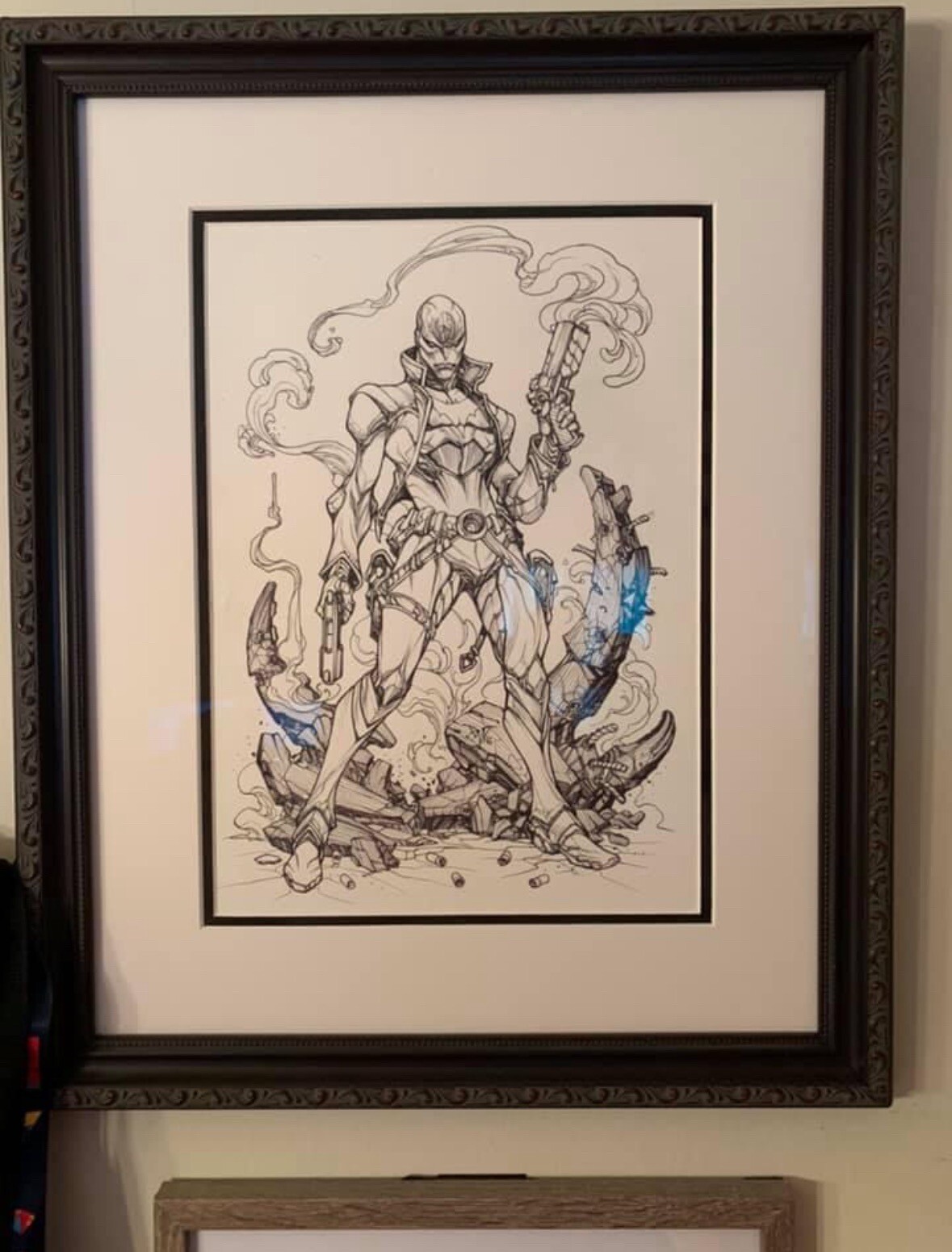 RED HOOD ORIGINAL SIGNED INKED Drawing By DC Comics Artist PAOLO PANTALENA 11x17