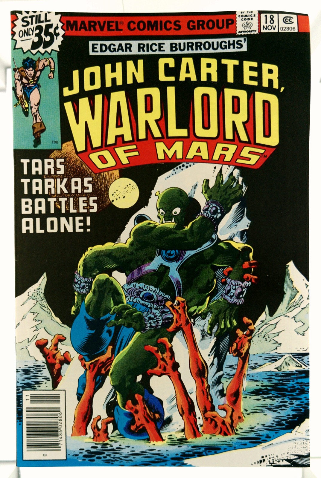 John Carter Warlord of Mars #18 1978 Marvel Comics VF/NM Miller 1st Work