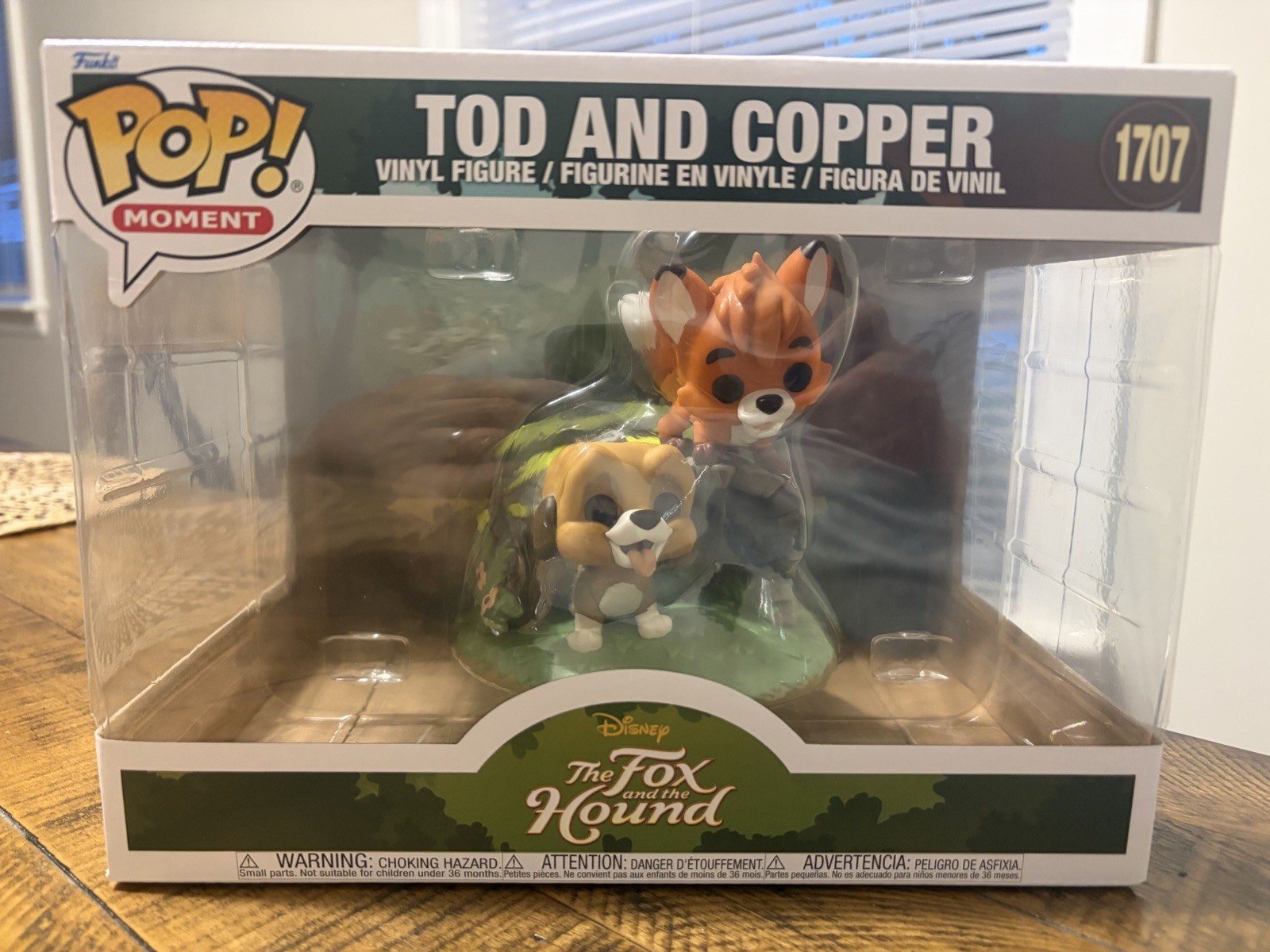 Funko POP Moment: # 1707 Disney The Fox and the Hound - Tod & Copper