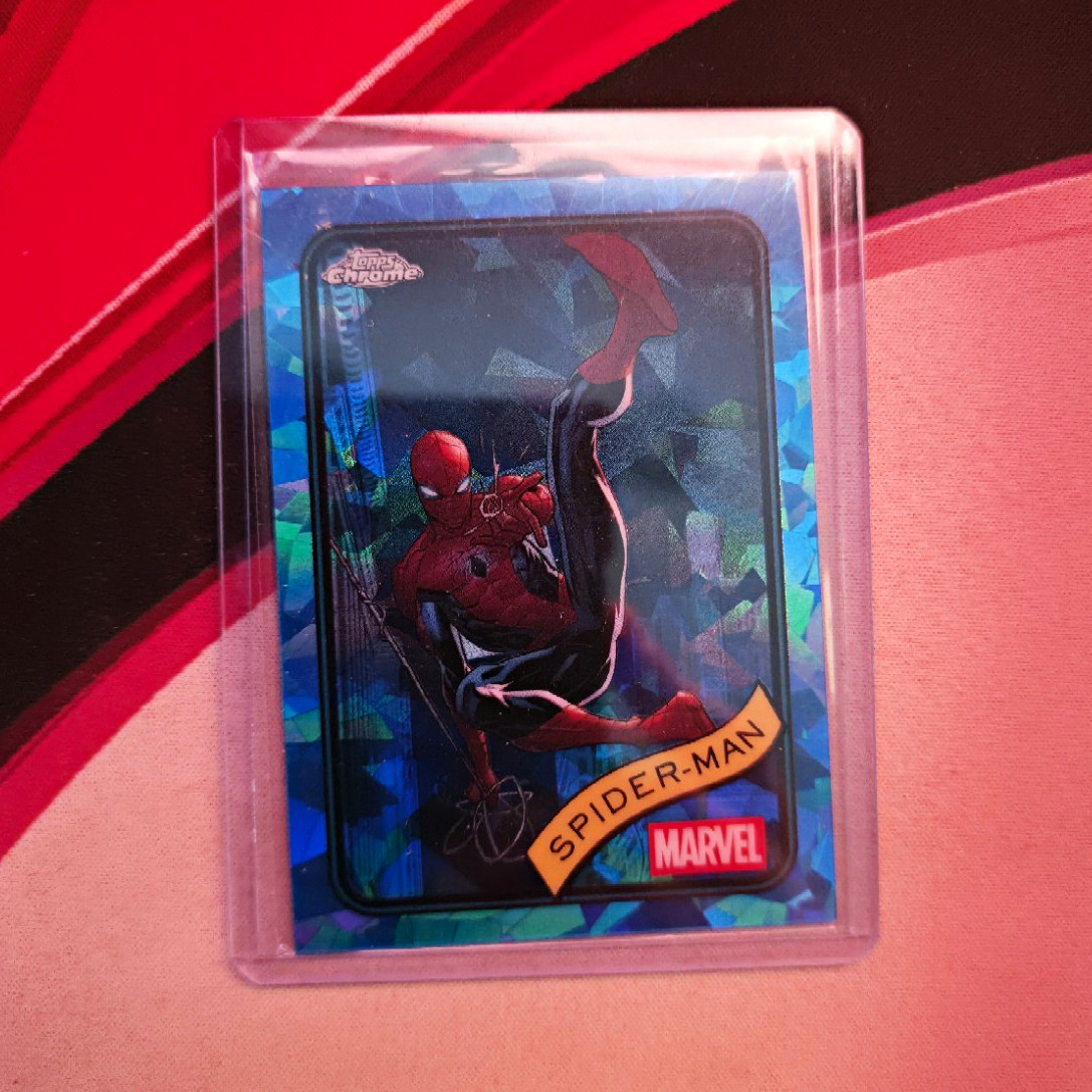 2025 Topps Chrome Sapphire Marvel Spider-Man (Peter Parker) Base#101