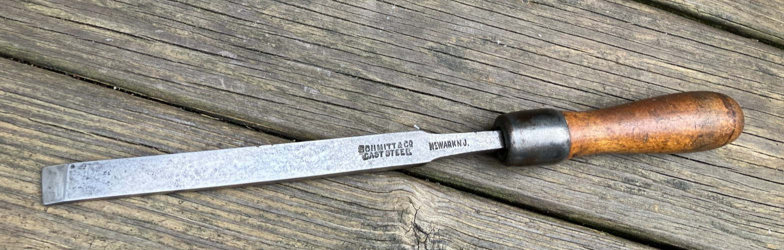 Vintage Schmitt & Co. Lathe Turning Chisel Newark NJ