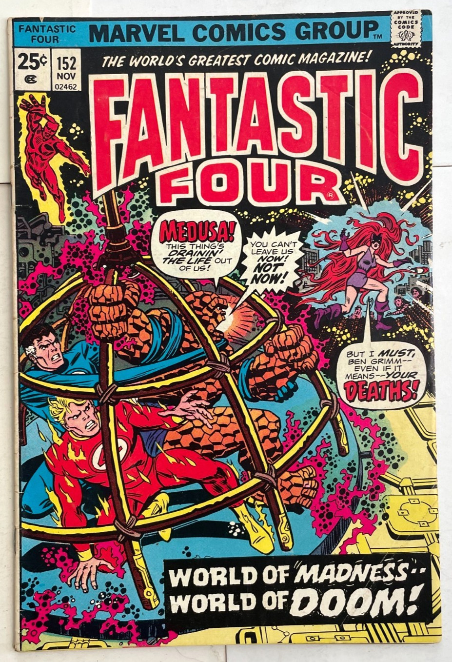 Fantastic Four #152 Marvel Comics 1974