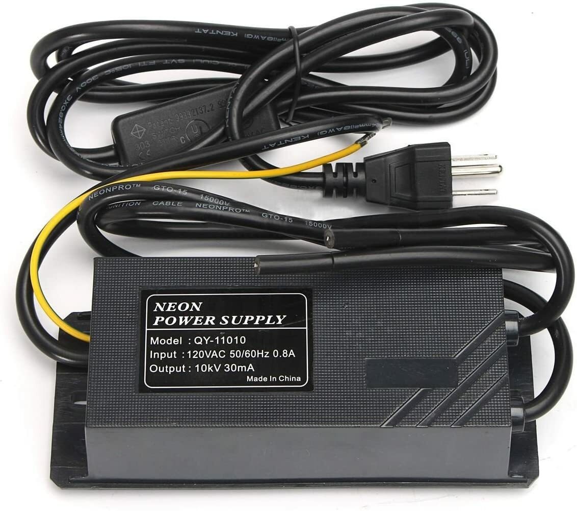10KV 30mA Power Supply for Glass Neon Sign Electronic Neon Light Transformer