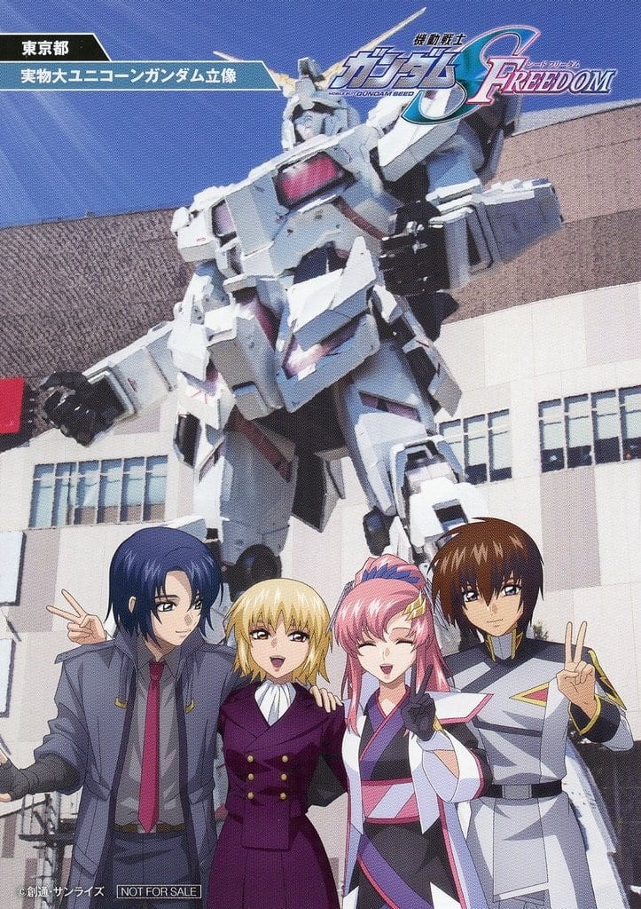 Mobile Suit Gundam SEED FREEDOM 47 Prefectures Postcard Gift Japan