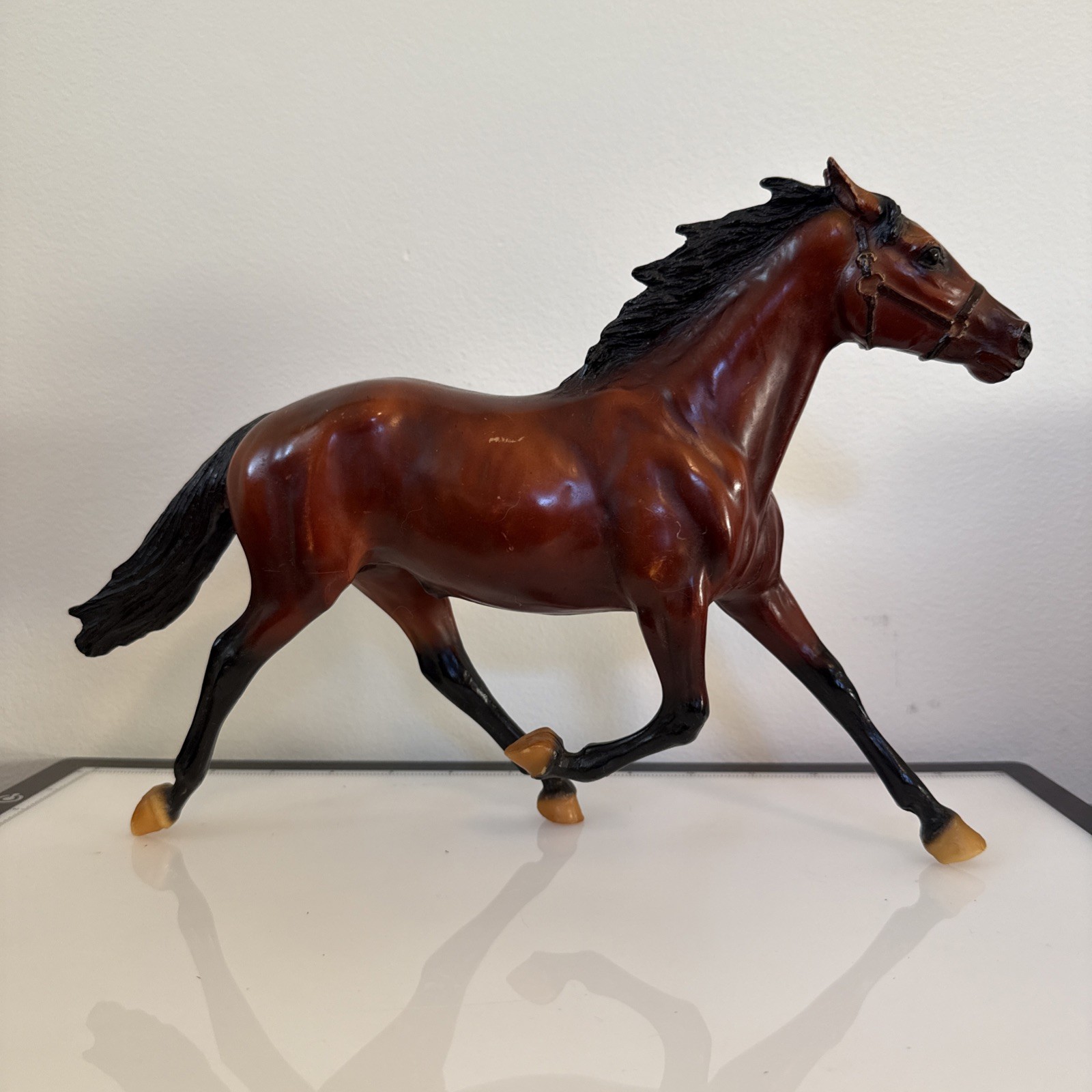 Vintage Breyer Dan Patch 1990 Limited Edition Standardbred Bay Pacer Horse #819