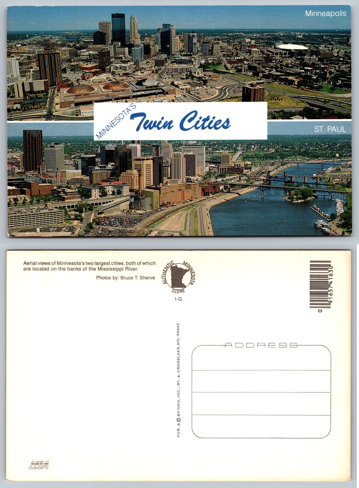 Continental Minneapolis Twin Cities Postcard