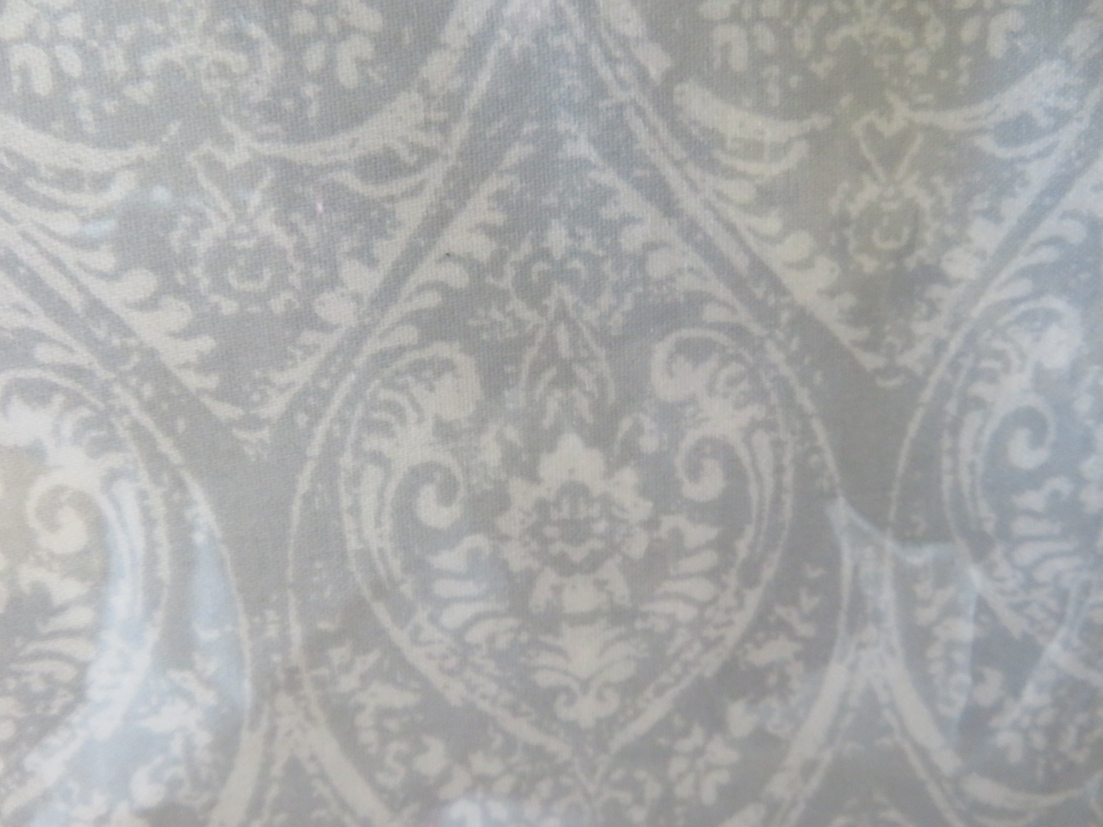 NIP Ann Taylor Queen Sheet Set Grey Ornate Pattern 300 Thread Count Cotton 4pc