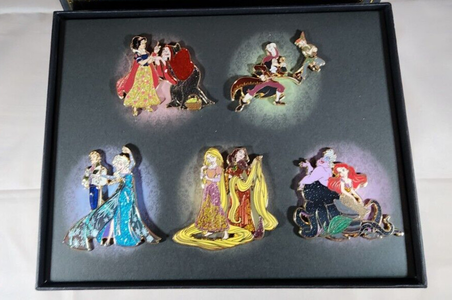 Disney Fairytale Designer Good & Evil Collection LE of 1,000 Pin Set NIB