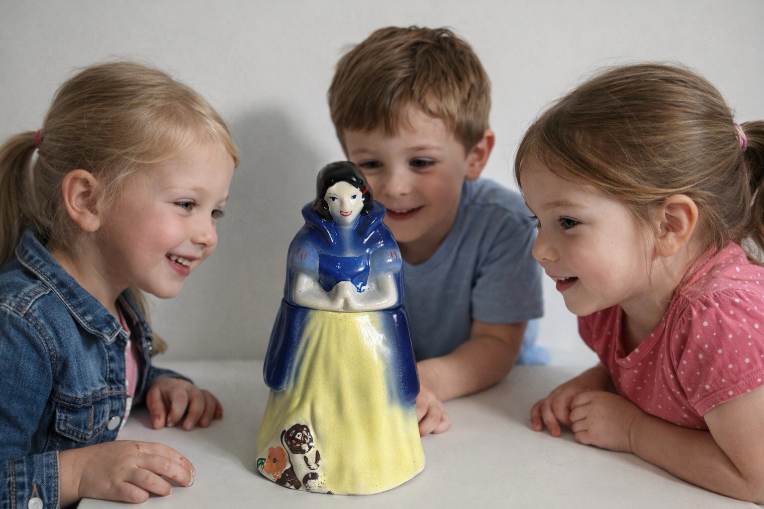 Vintage McCoy Snow White Cookie Jar – 1940s–1950s – Marked McCoy – USA