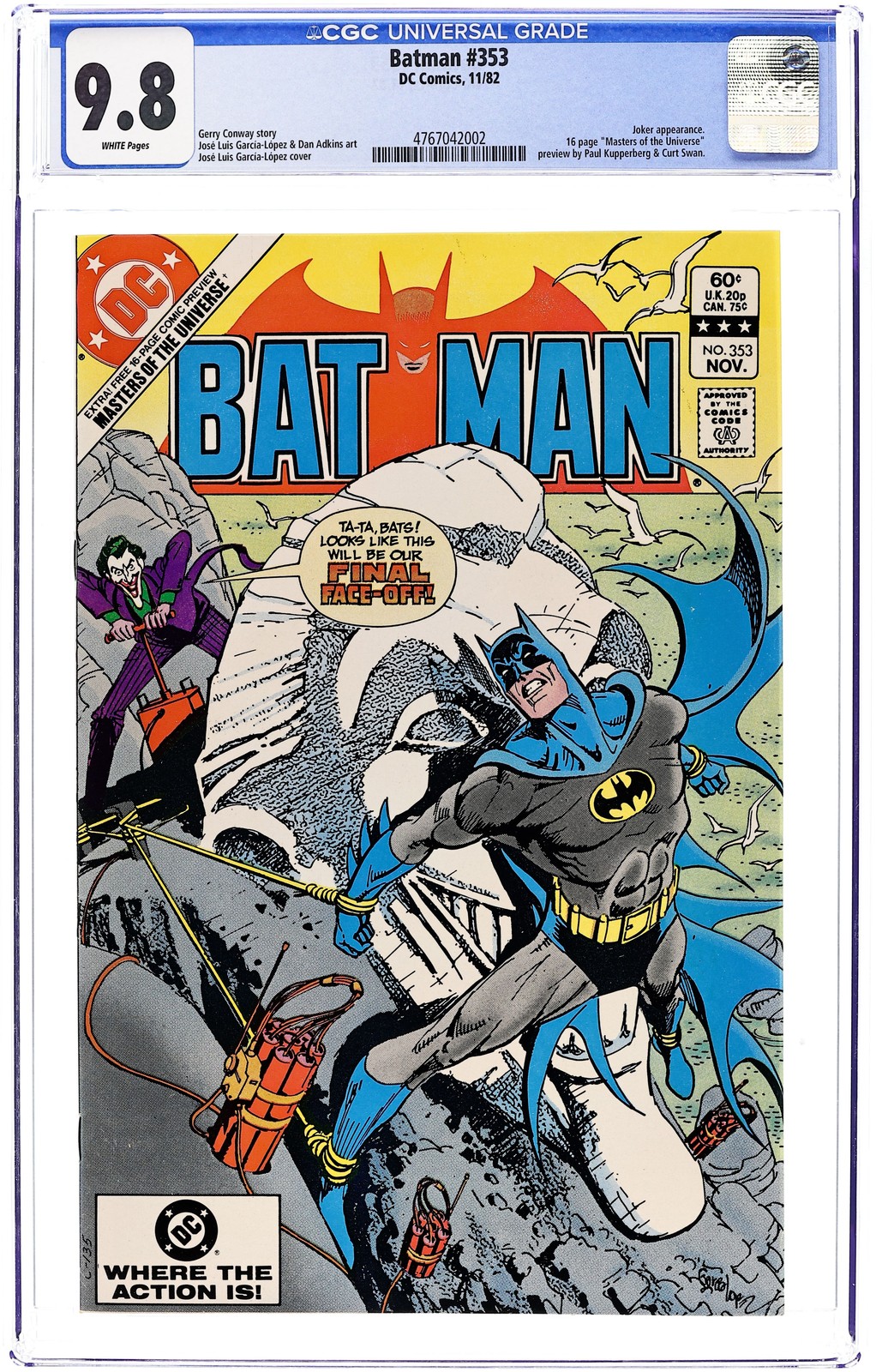 Batman #353 CGC 9.8 1982 4767042002