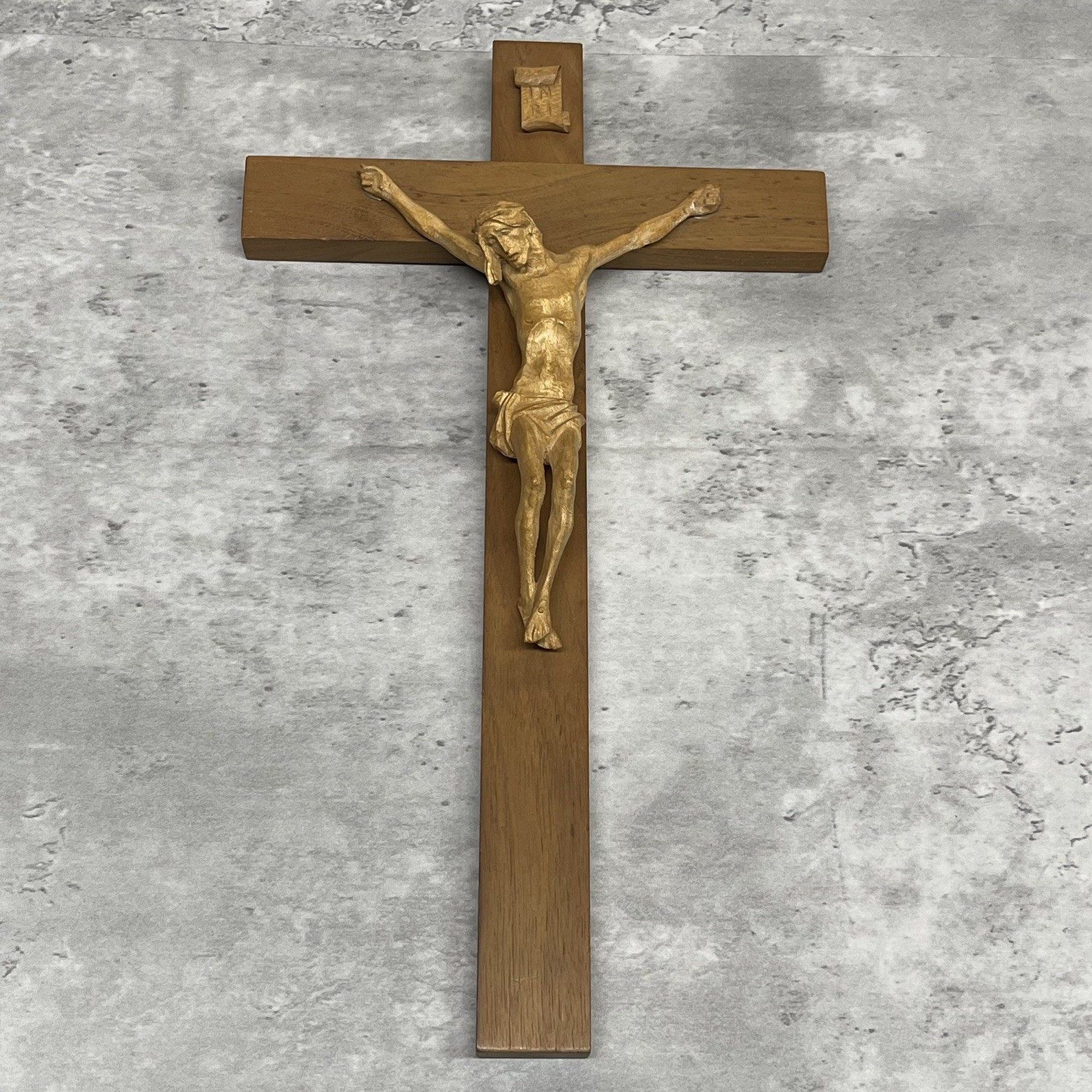Vintage ANRI ITALY Hand Carved Wood Jesus Christ 13