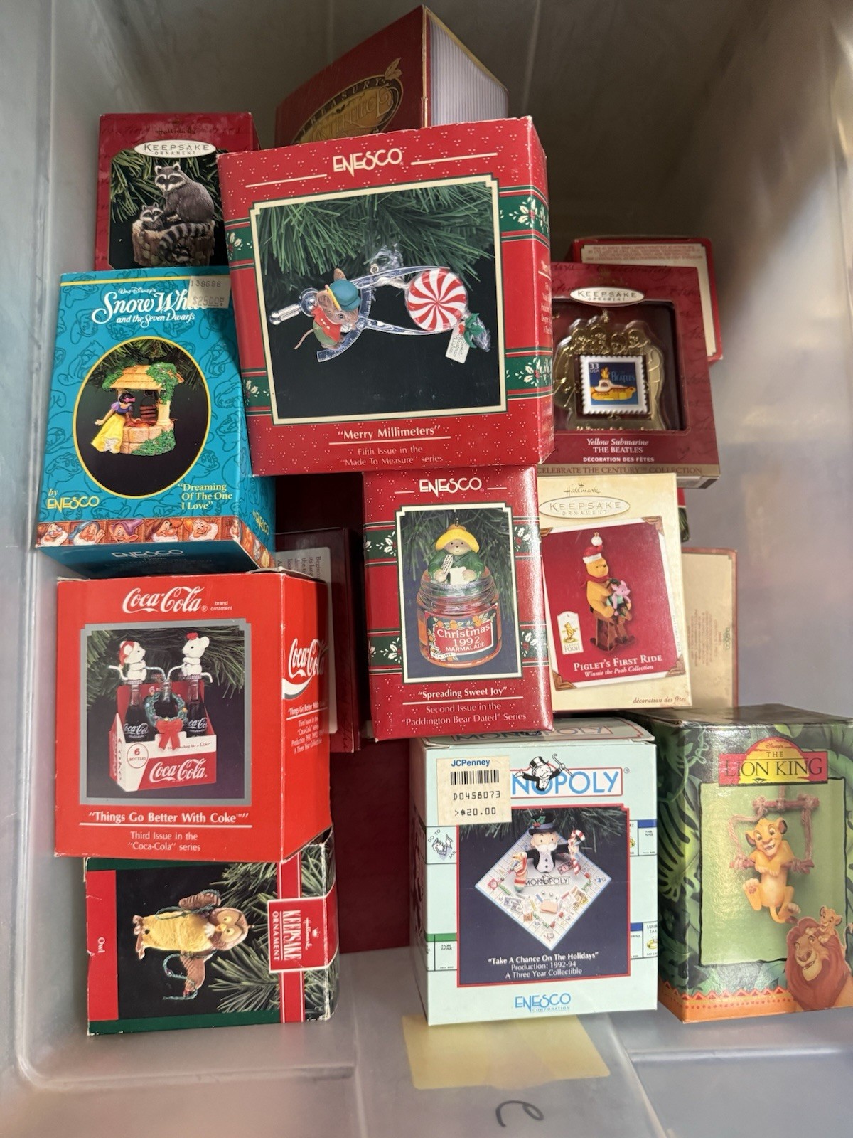 Hallmark Ornaments Mystery Lot - 10 Ornaments