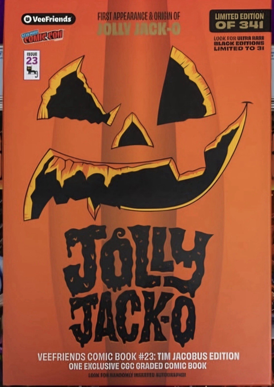 VeeFriends Comic #23 Jolly Jack-O NYCC 2026 Exclusive Sealed CGC Graded, In Hand