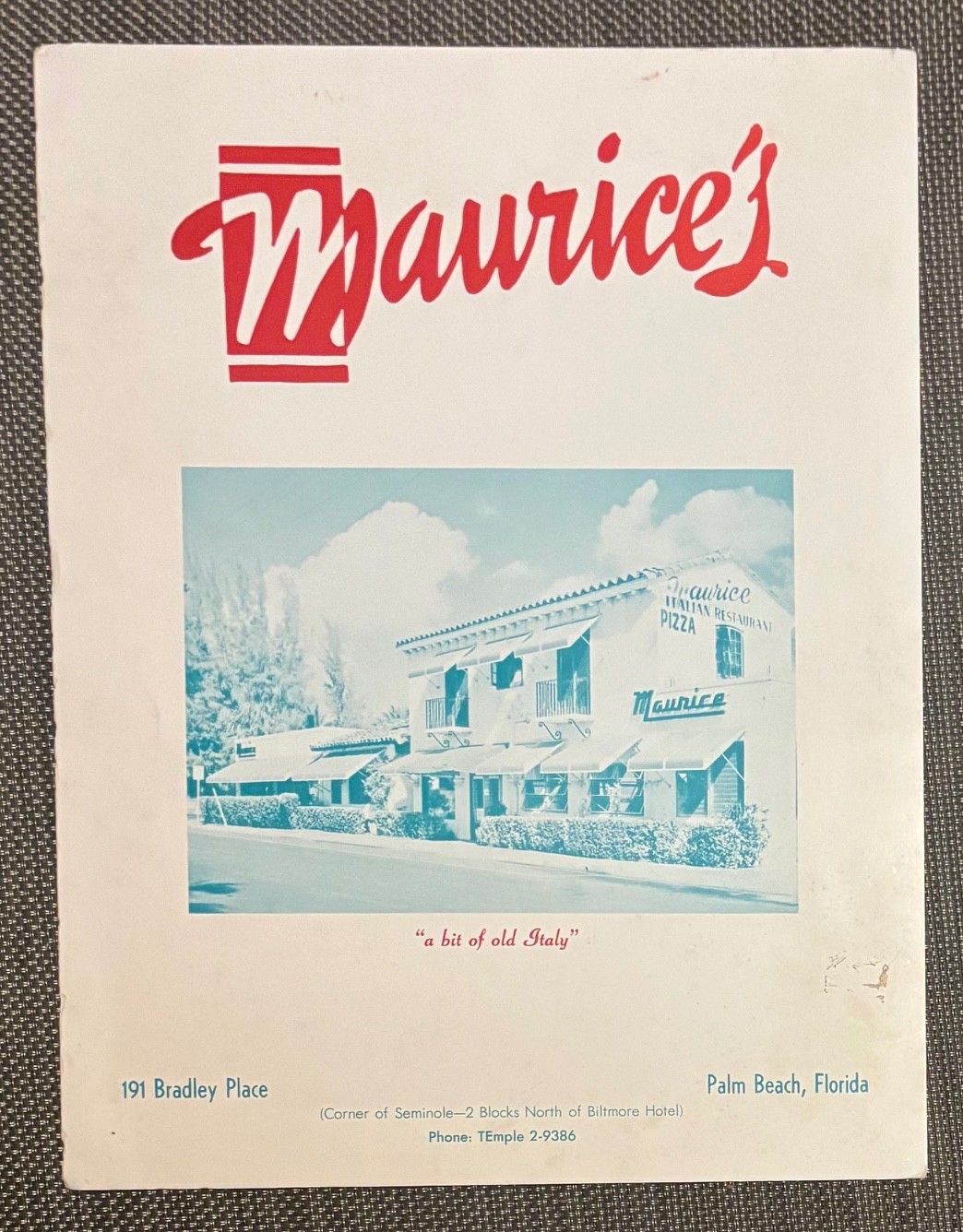 Vintage 1950s Palm Beach Florida 
