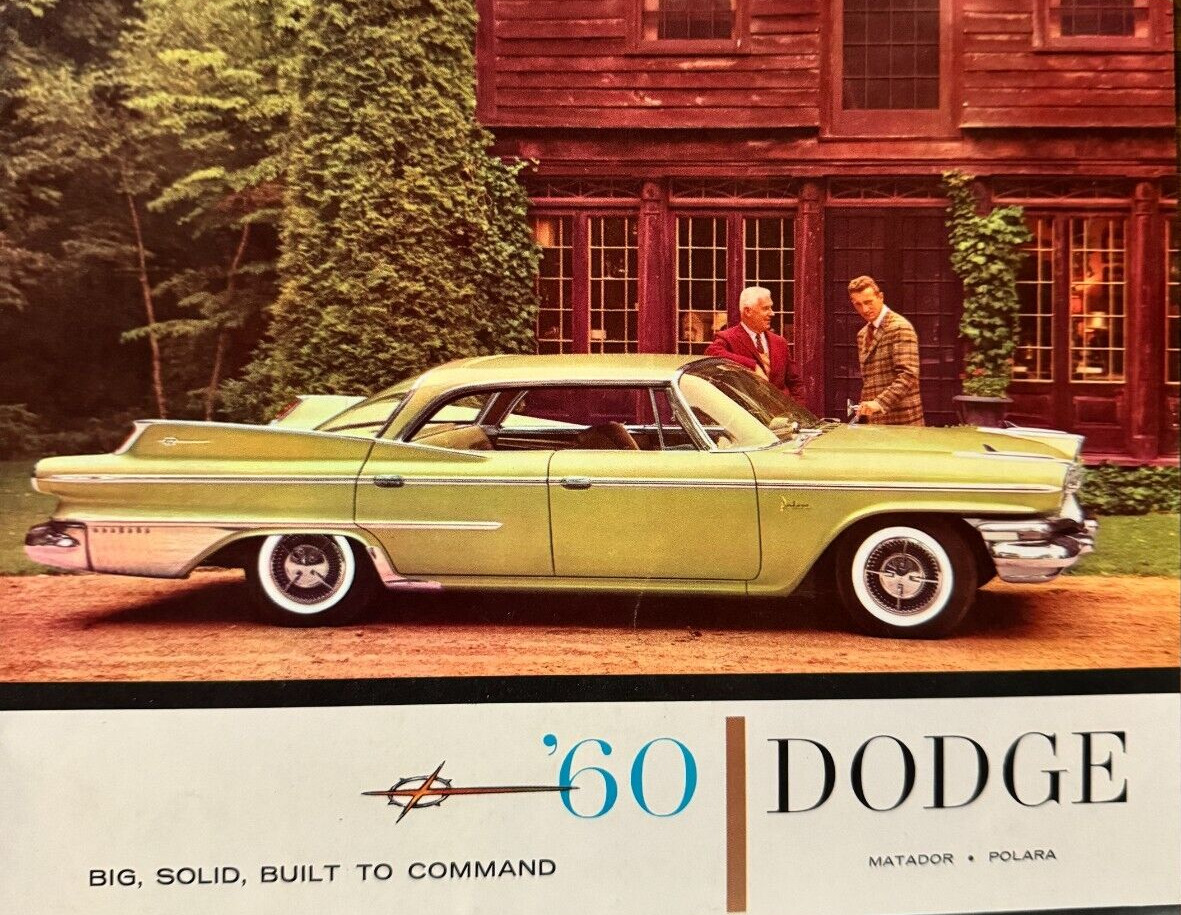 Vintage 1960  DODGE Automobile Dealer Showroom Sales Brochure ~ Matador Polara